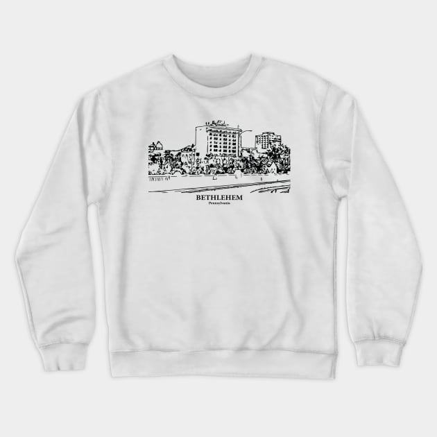 Bethlehem - Pennsylvania Crewneck Sweatshirt by Lakeric